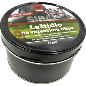 Přípravek pro údržbu obuvi Sigal Leštidlo na vojenskou obuv - černá