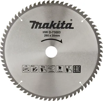 Pilový kotouč Makita HW D-73003 260 x 30 mm 70 zubů