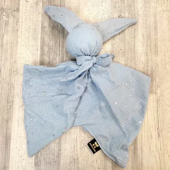 usínáček Mimoušek usínáček/muchláček králíček nebesky modrá hvězdy