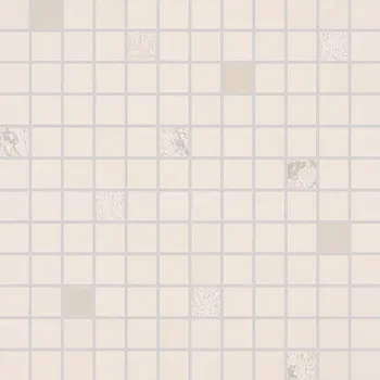 Obklad Rako Up WDM0U508, mozaika, světle béžová, lesklá, 30 x 30 x 0,8 cm