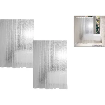 Sprchový závěs Deminas DVOJBALENÍ - Praktický sprchový závěs do koupelny s 3D efektem