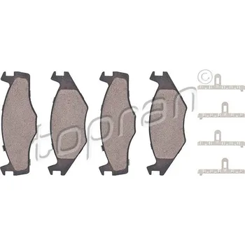 Brzdová destička Sada brzdových destiček, kotoučová brzda, , 867698151, TOPRAN, 104 252