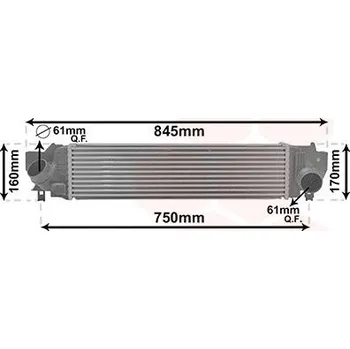 Chladič motoru intercooler 220i, 225i, 214d, 216d, 218d