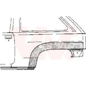 Karosérie Boční stěna VAN WEZEL 3776145