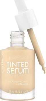 Make-up Catrice Nude Drop Tinted Serum Foundation pečující make-up 30 ml