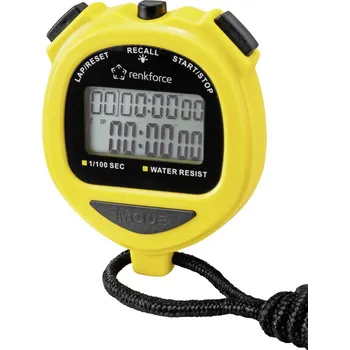 Stopky RF-SW-120 | Digitální stopky Renkforce | 1/100 sec. | 30 kol | podsvícený displej