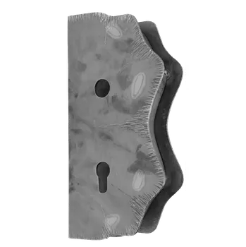 KOVIAN, s.r.o. Kazetová sestava pro branku 250x95x40mm, otvor pro kliku ø 20mm, na profil 40x40mm, zdobená, pro zámek ZM90/80