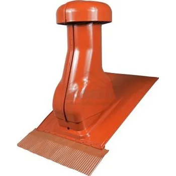 Střecha ERGO - Odvětrávací komplet pro pálené a betonové krytiny - univerzální - Barva červená engoba