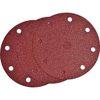 Řezný kotouč ROLL Brusné kotouče na suchý zip, průměr 150 mm, 9 děr, zrnitost 40, 50 ks