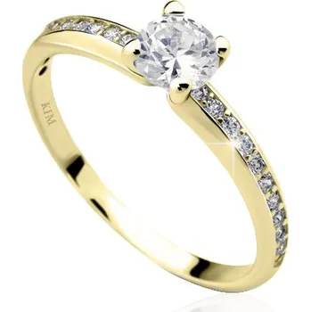 Prsten Cutie Jewellery Z6709-2354 Nádherný zlatý zásnubní prsten se zirkony model Z6709-2354 vel. 54 – zlatý šperk ryzosti 585/1000 v Dárkovém balení s Certifikátem GLRYB-54-31311