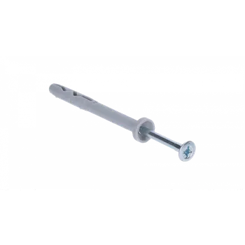 Hmoždinka Klimas hmoždinka natĺkacia 5x35 s valcovým límcem a vrutem 3.5x40 se zápustní hlavou