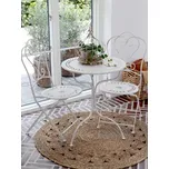 Přírodní kulatý koberec z mořské trávy - Ø120 cm