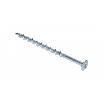 Vrut domax tvrzený šroub do pórobetonu, 8x100, destičkové / lamelární pozinkování, TX30, talířová hlava