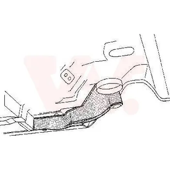 Příslušenství karosérie Podélný nosník VAN WEZEL 3010327