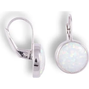 Náušnice GEMMAX GLEWO-02881 Bílá