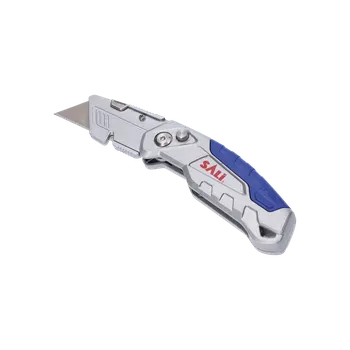 Pracovní nůž SALI Sklápěcí nožík, hliníková slitina + 3 čepele