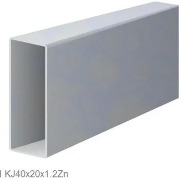 KOVIAN, s.r.o. uzavretý profil 40x20x1,25mm, zinkovaný DX51D+Z100, hladký L=6000mm, cena za kus