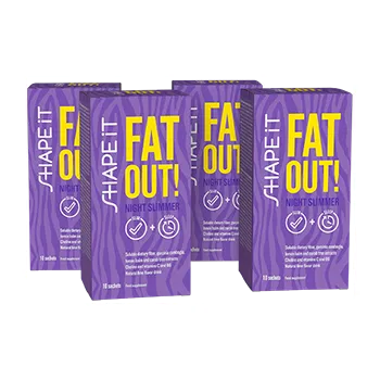 Vestavná trouba SHAPE iT Fat Out! NIGHT SLIMMER: noční spalovač tuku 4x