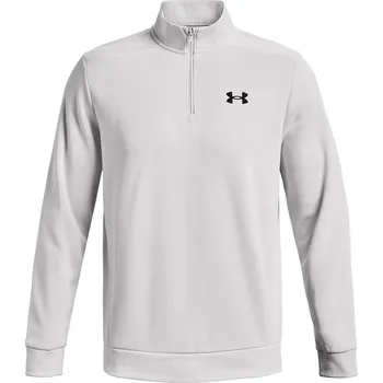 Pánská mikina Under Armour Fleece 1/4 Zip pánská mikina, světle šedá, vel. S