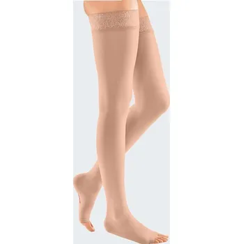 Mediven Plus stehenní punčochy s krajkou otevřená špice Ostatní: Navy, Velikost: 6, Další specifikace: krátká