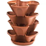 Závěsná jahodová kaskáda Počet pater: 4