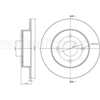Brzdový kotouč Brzdový kotouč CIFAM (800-720)
