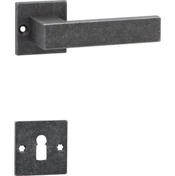 Dveřní kování Kovaná klika černá BADEN-S Cobra