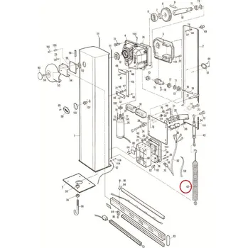 NICE MO-L.2640 pružina vyváženia WIDE M-L, WIL 4-6, SIGNO