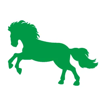 Samolepící dekorace Kůň 098 levá běh (12 - zelená) SAMOLEPKA NA AUTO, NÁLEPKA, FÓLIE, POLEP, TUNING, VLASTNÍ TEXT, TISK, AUTOSAMOLEPKY.cz, POLEPY, OBRÁZEK, LOGO, 3D STICKERS