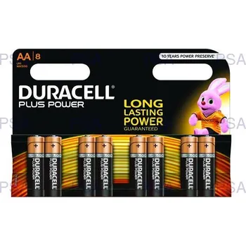 Článková baterie Duracell MN1500B8 Duracell Plus AA 8 Pack
