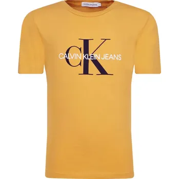 Pánské tričko CALVIN KLEIN JEANS Tričko MONOGRAM | Barva:oranžový | Velikost:128