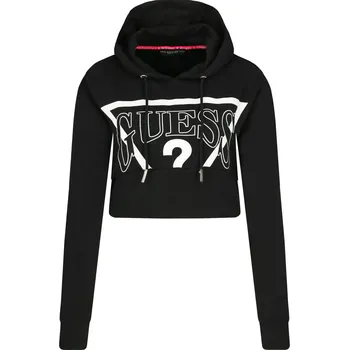 Dámský svetr GUESS JEANS Mikina GENEVA | Barva:černý | Velikost:S