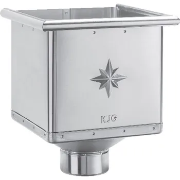 Střecha Kotlík titanzinkový sběrný kubický 80 mm