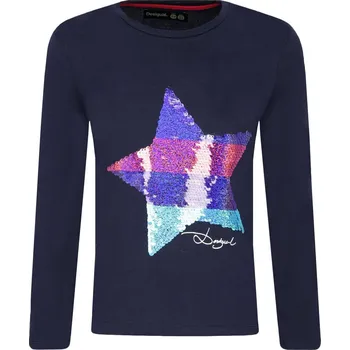 Dámská halenka Desigual Halenka wisconsin | Barva:tmavě modrá | Velikost:116