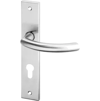 Dveřní kování ACT SERVIS ACT - Gina HR ECO Provedení: PZ (vložkový zámek), Povrch: IN - nerez, Rozteč: 90 mm