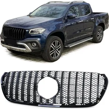 Tuning Sport Maska chladiče lesklá černá pro . Mercedes X Class W470 17-20