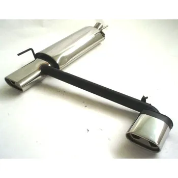 Tlumič výfuku Duplex sportovní tlumič výfuku (nerez) - s certifikátem ECE (971400D-x)