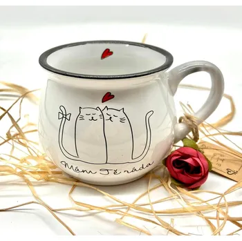 Hrnek Cats ,Mám tě ráda