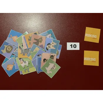 Pexeso HandMade by VeJa Pexeso vel.L č.10 - zvířata (35kousků)
