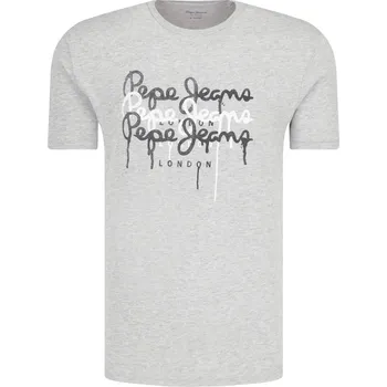 Pánské tričko Pepe Jeans London Tričko MOE | Barva:šedý | Velikost:S