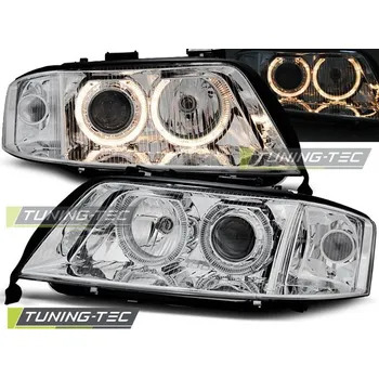 Přední světlomet PŘEDNÍ SVĚTLA ANGEL EYES CHROM pro AUDI A6 05.97-06.01