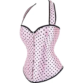 Korzet Puntíkatý korzet s ramínky + tanga. S-L Velikost: S