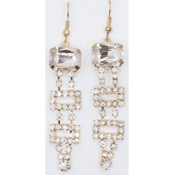 Náušnice Milujeme Kameny Štrasové náušnice - bižuterie SNB1 Modrá 318929