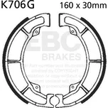 EBC Brzdové čelisti Grooved K706G