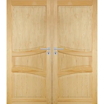 Interiérové dveře ArchoD Dvoukřídlé dřevěné dveře dýhované z borovice Salem