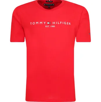 Pánské tričko Tommy Hilfiger Tričko essential | Barva:červený | Velikost:140