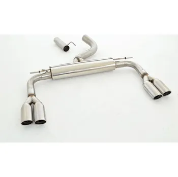 Tlumič výfuku 76mm sportovní tlumič výfuku- Duplex Audi A3 8V Cabrio Quattro - s certifikátem ECE (971059TSLD-X3-X)