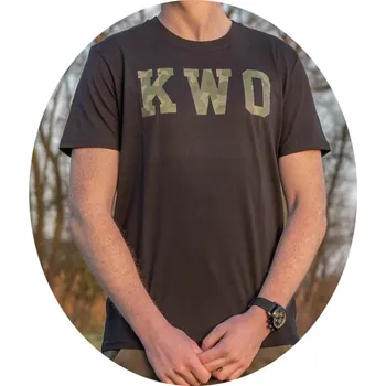 Pánské tričko Tričko KWO T-Shirt Black Velikost XL