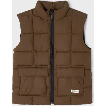 Chlapecký svetr Mayoral Oboustranná vesta 4393 hnědá Rozměr: 134