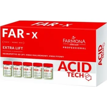Farmona Professional Acid Tech FAR-X Extra Lift s kyselinou hyaluronovou a fytovou 5x5ml - omlazující ampulky